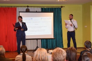 Slávnostné otvorenie projektu cezhraničnej spolupráce medzi obcou Bánk a mestom Dudince