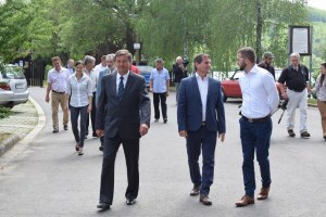 Slávnostné otvorenie projektu cezhraničnej spolupráce medzi obcou Bánk a mestom Dudince