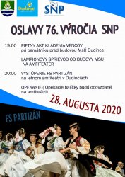 76. výročie Slovenského národného povstania
